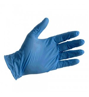 PF nitrylowe rękawice jednorazowe niebieskie 100 sztuk rozmiar S