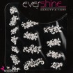 Evershine Naklejki 3D z cyrkonami perłowe ślubne ad13