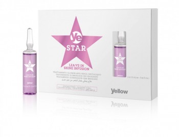 Yellow Star Leave-In Shine Fushion Intensywna kuracja nabłyszczająca dla włosów 6x13ml