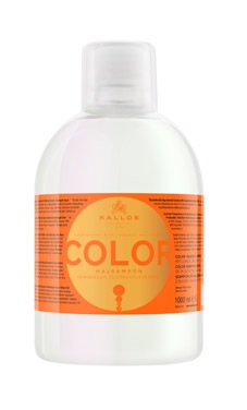 Kallos Color szampon do włosów farbowanych z lnem 1000ml