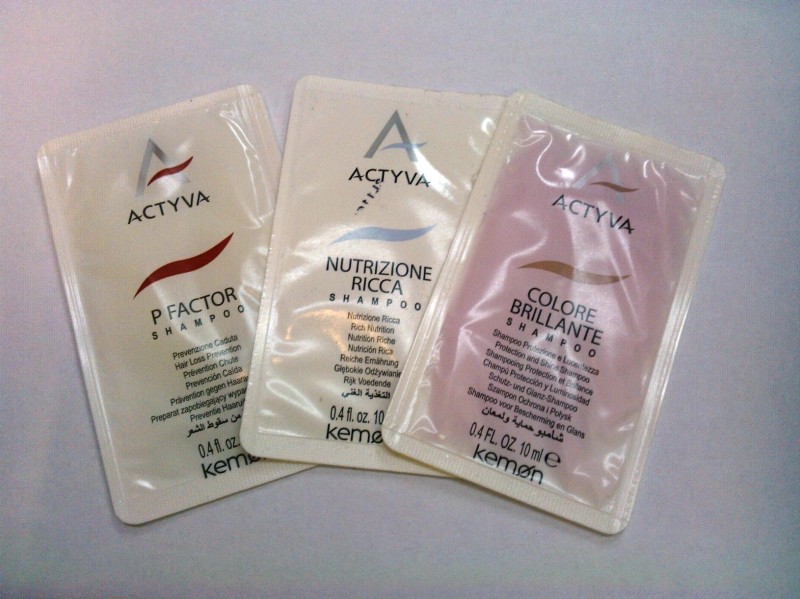 Kemon Actyva szampon turystyczny w saszetce różne rodzaje 10ml