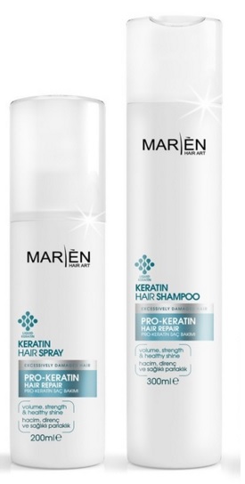 Marien Keratin keratynowy szampon regenerujący do włosów 300ml