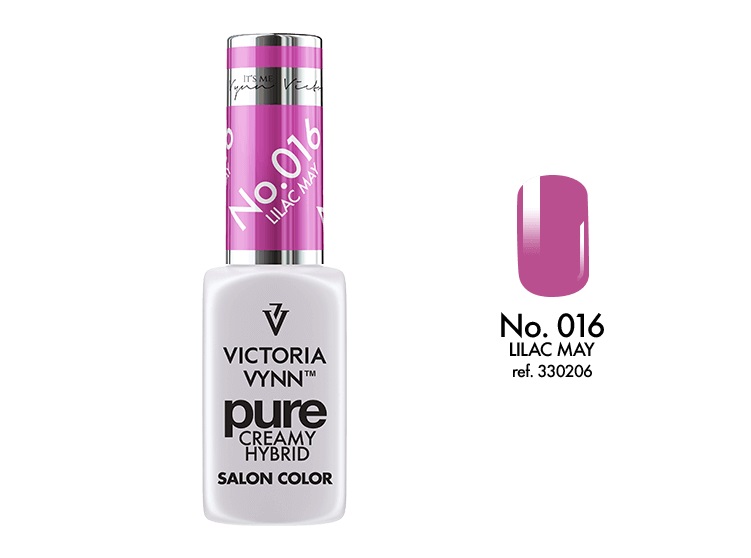 Victoria Vynn PURE CREAMY HYBRID lakier hybrydowy 016 Lilac May 8ml