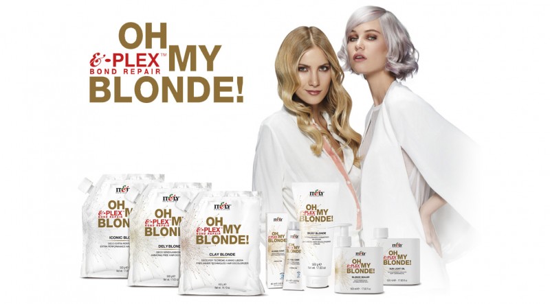Itely Oh My Blonde E Plex Silky Blonde Krem Rozjaśniający Do Włosów 500g 
