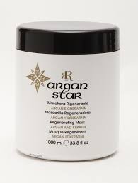 RR LINE ARGAN STAR maska do włosów regenerującaz arganem i keratyną 1000ml