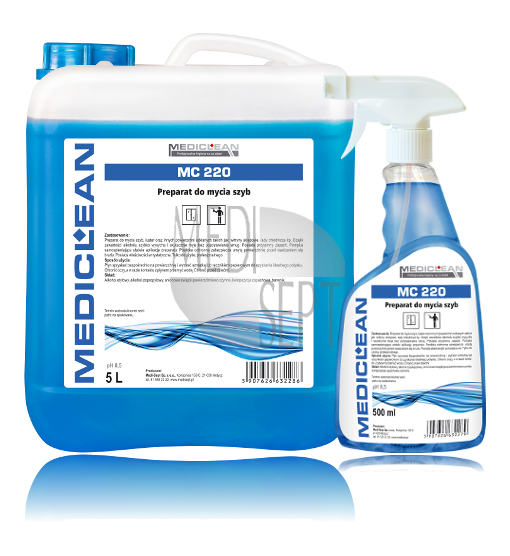 Mediclean MC220 spray do mycia szyb i luster 5000ml