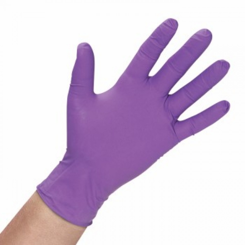Rękawice nitrylowe purple miękkie wytrzymałe opakowanie 100szt