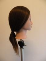 Główka fryzjerska treningowa VIKI włosy naturalne 45cm