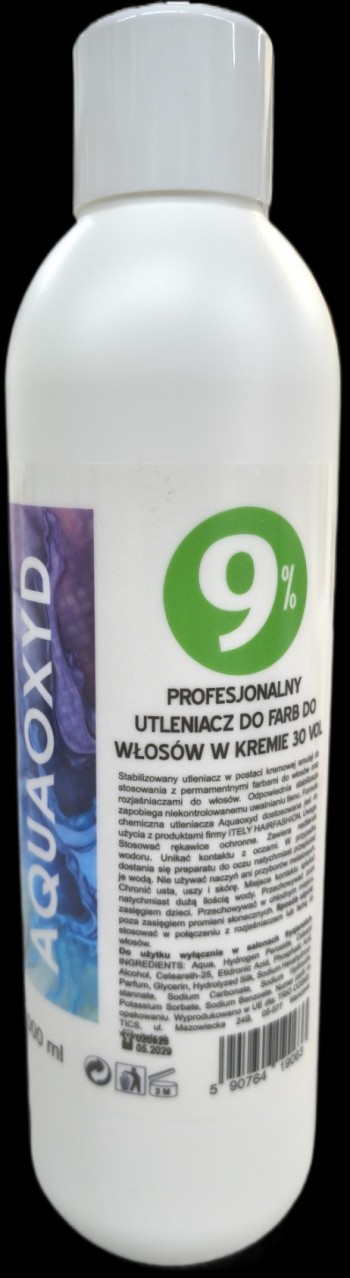Itely Aquaoxyd woda utleniona w&nbsp;kremie do&nbsp;farb i&nbsp;rozjaśniaczy 9% 1000ml