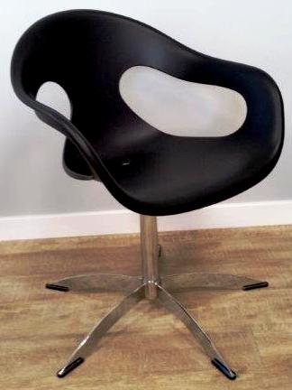 Fox LUGO Krzesło fryzjerskie czarne