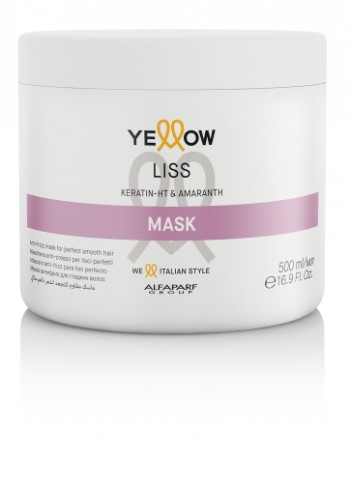 Yellow Liss Therapy maska z keratyną do włosów prostowanych 500ml