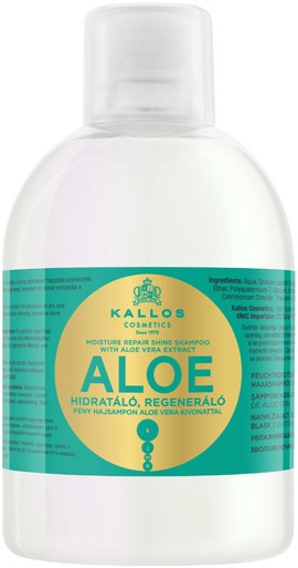 Kallos Aloes aloesowy szampon do włosów suchych i łamiących 1000ml