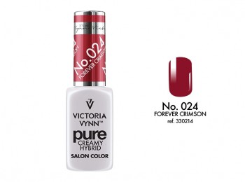 Victoria Vynn PURE CREAMY HYBRID lakier hybrydowy 024 Forever Crimson 8ml