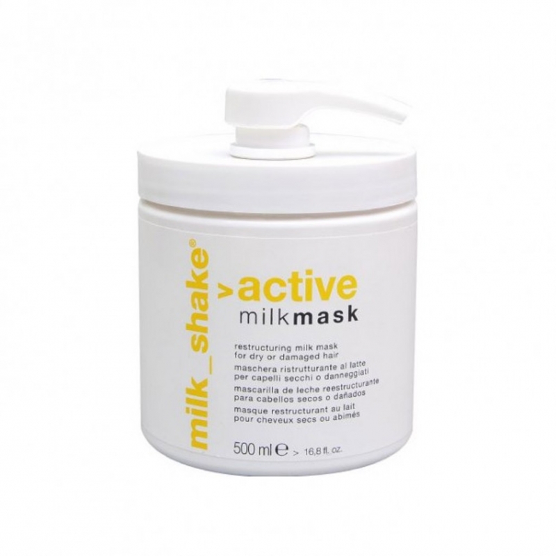 Z.one Milk Shake ACTIVE MILK MASK Odbudowująca mleczna maska do suchych i zniszczonych włosów 500ml