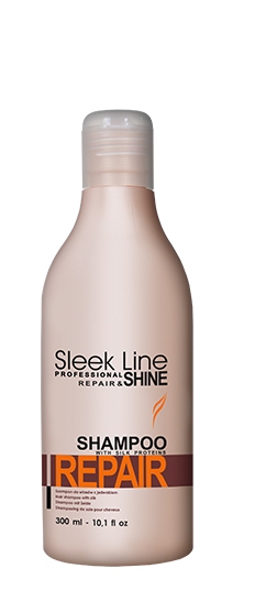 Stapiz sleek line repair szampon do włosów regenerujący z jedwabiem 300ml