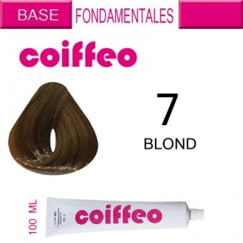 Coiffeo profesjonalna farba do włosów 7,0 blond 100ml 1:1,5