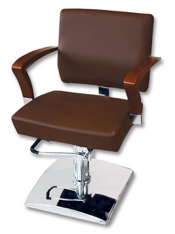 Fotel Fryzjerski Salvador brązowy