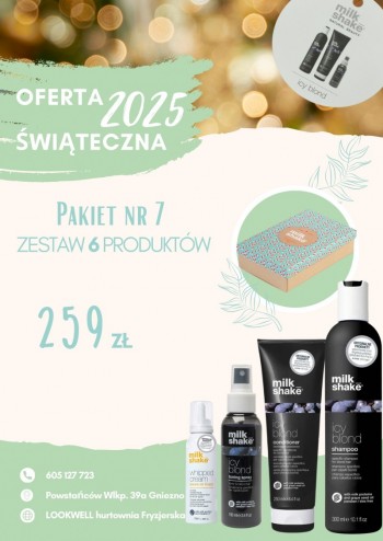 Milk Shake Pakiet nr 7 zestaw 6 produktów do pielęgnacji włosów
