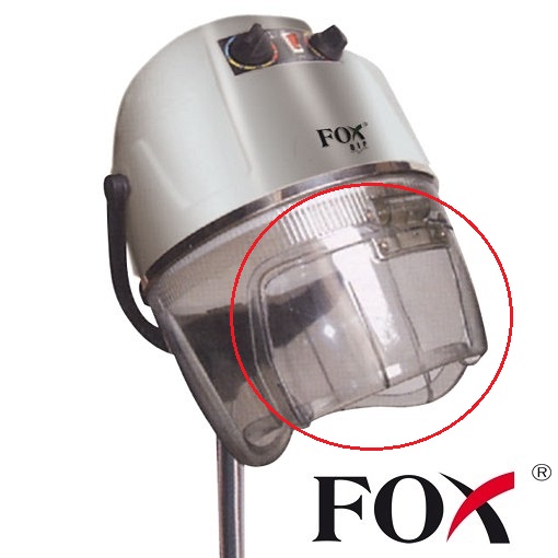 Fox serwis klapka akrylowa przezroczysta do osłony od suszarki hełmowej