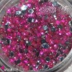Evershine cyrkonie akrylowe małe kuleczki E2057-05 różówe